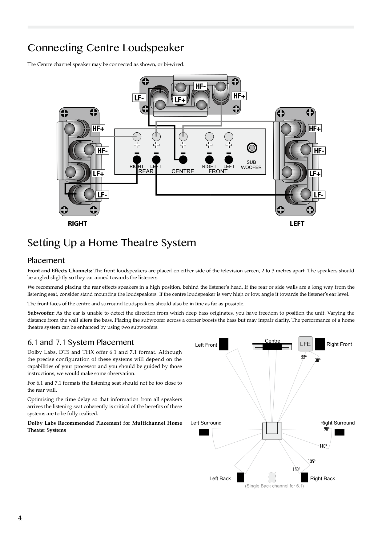 PDF manual for Wharfedale Speaker Diamond 9.6